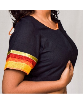 Whomen's Blouse - Stripes - Blockprint